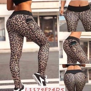💕Leopard Leggings with pockets💕